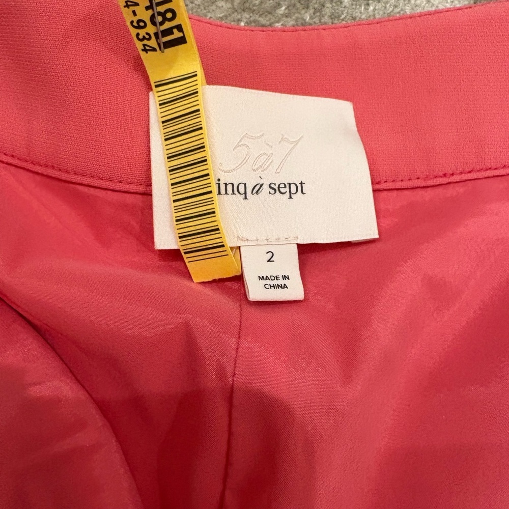 Cinq a Sept High Waist Pink Shorts - Picture 5 of 5